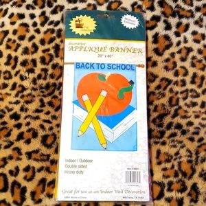 Back to School Indoor/Outdoor Double Sided Heavy Duty Flag 28" x 40"